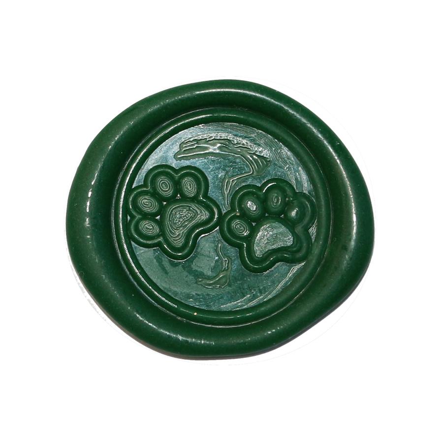 buy paw prints wax seal stickers