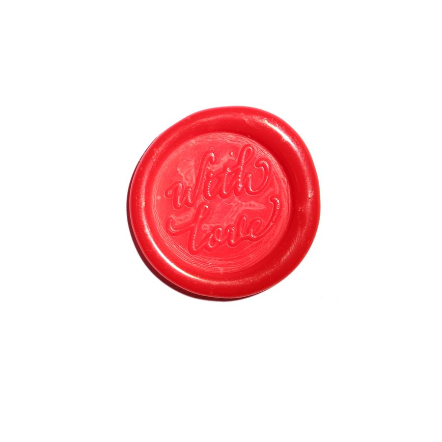 buy red with love wax seal no highlight