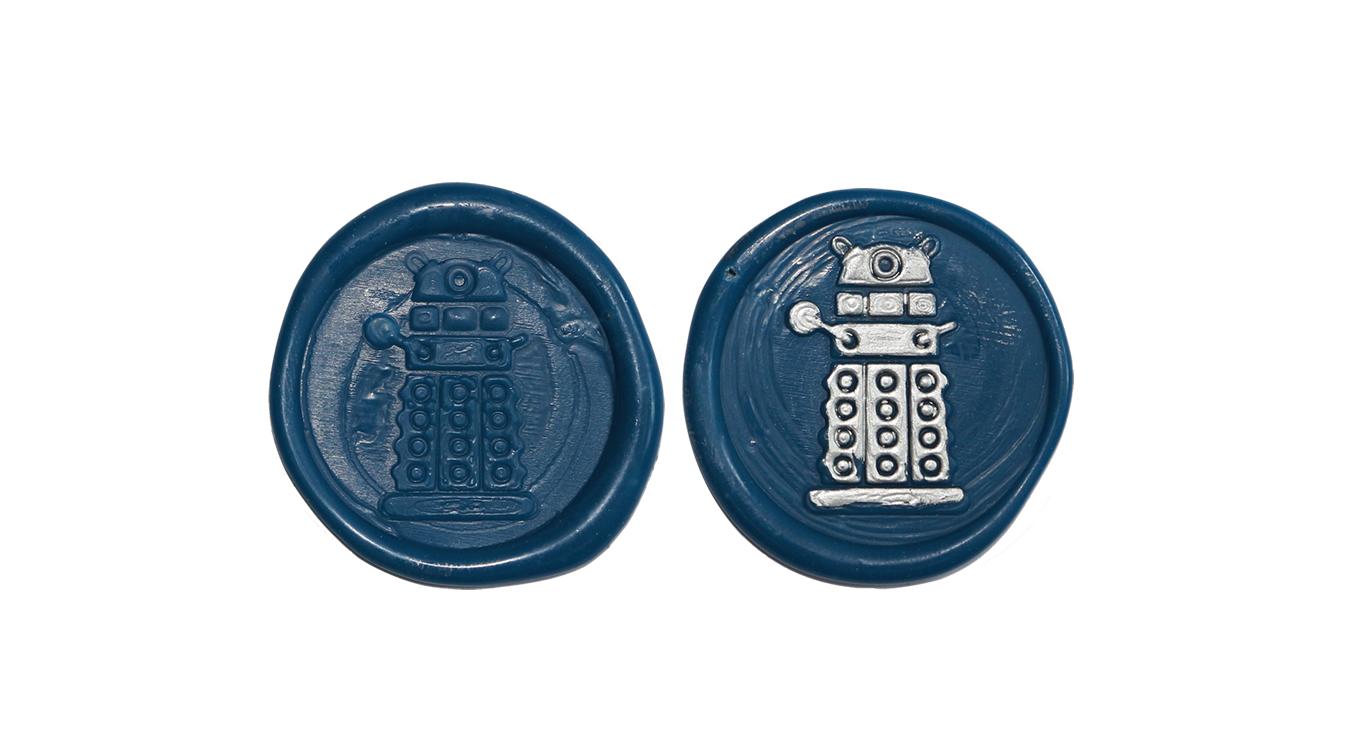 buy dalek doctor who wax seal stickers